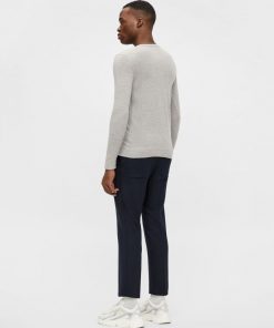 J.Lindeberg Newman Merino Crew Neck Stone Melangev