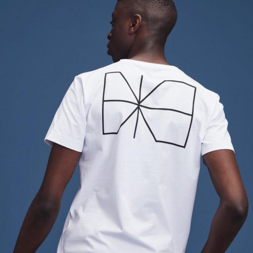 Makia Trim Backprint T-shirt White