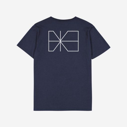 Makia Trim Backprint T-shirt Dark Blue