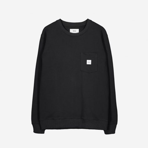 Makia Square Pocket Sweatshirt Black