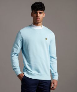 Lyle & Scott Crew Neck Sweatshirt Deck Blue