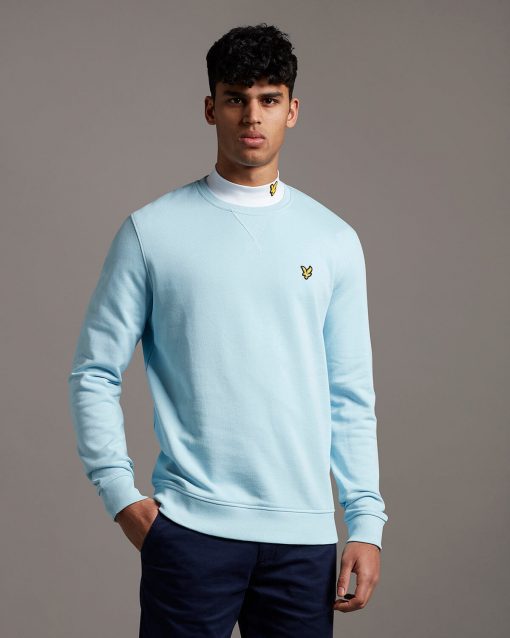 Lyle & Scott Crew Neck Sweatshirt Deck Blue