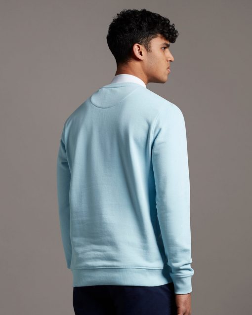 Lyle & Scott Crew Neck Sweatshirt Deck Blue