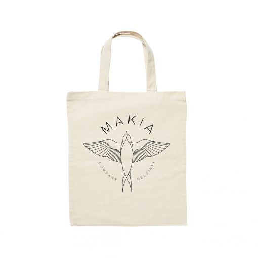 Makia Swallow Tote Bag White