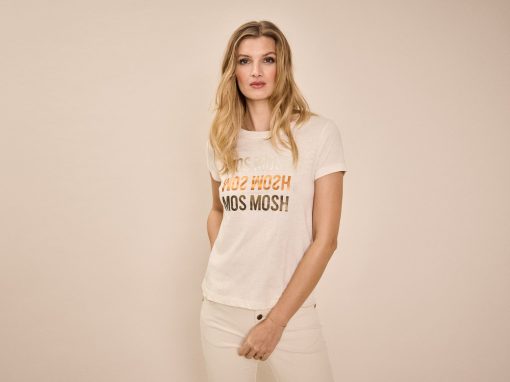 Mos Mosh O-SS Tee Ecru