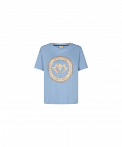 Mos Mosh Leah O-SS T-shirt Bel Air Blue