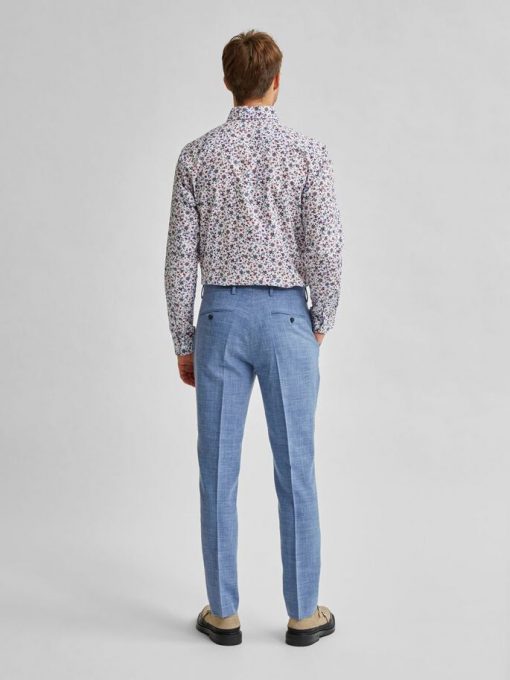 Selected Homme Willow All Over Print Shirt White