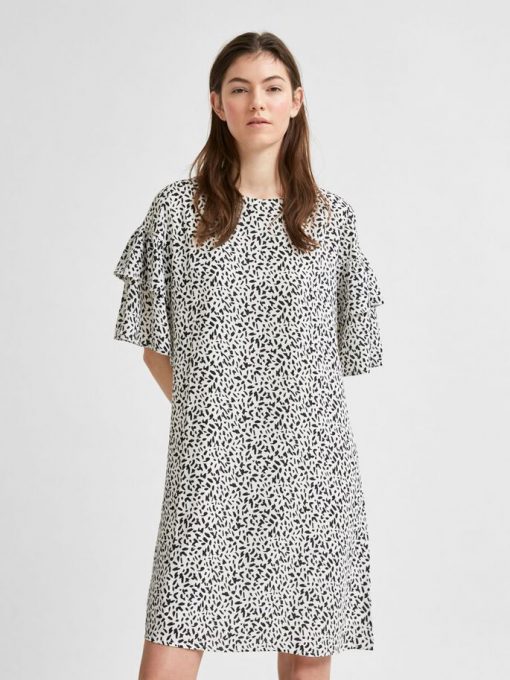 Selected Femme Carla Dress Snow White