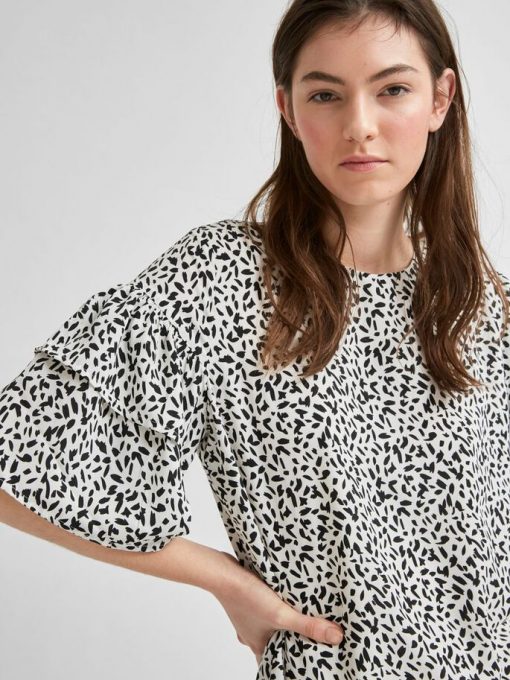 Selected Femme Carla Dress Snow White