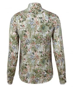 Sofie Feminine Shirt Palm Green