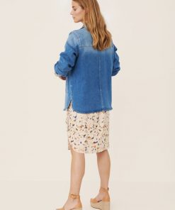 Part Two Hilborg Jacket Blouse Light Blue Denim