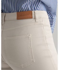 Gant Woman Color Pant Putty