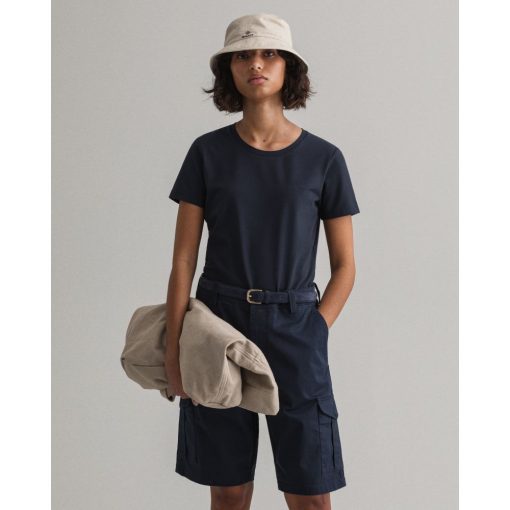 Gant Woman Basic T-shirt Evening Blue