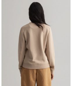 Gant Woman Archive Shield C-Neck Dry Sand