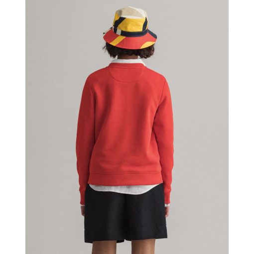 Gant Woman Archive Shield C-Neck Lava Red