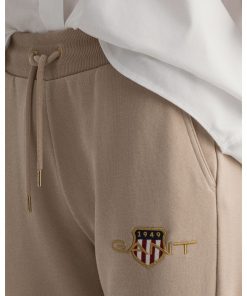 Gant Woman Archive Shield Sweatpants Dry Sand