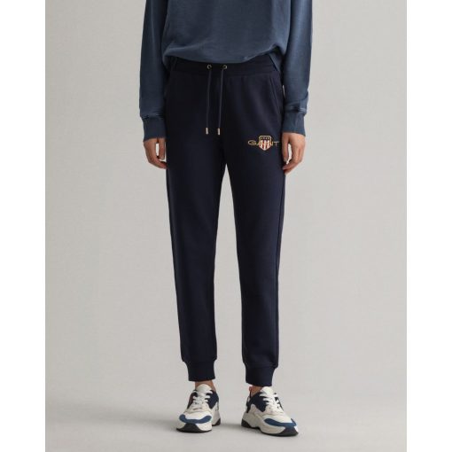 Gant Woman Archive Shield Sweatpants Evening Blue