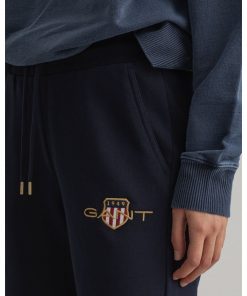 Gant Woman Archive Shield Sweatpants Evening Blue