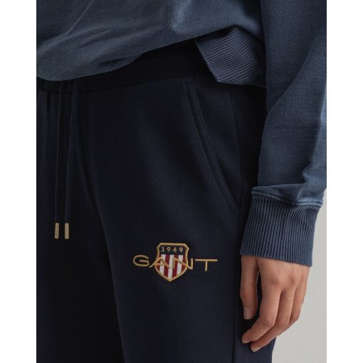 Gant Woman Archive Shield Sweatpants Evening Blue