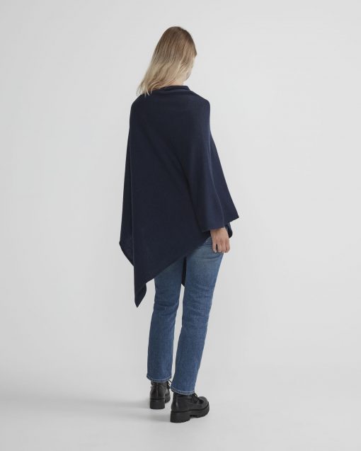 Holebrook Sofie Poncho Navy