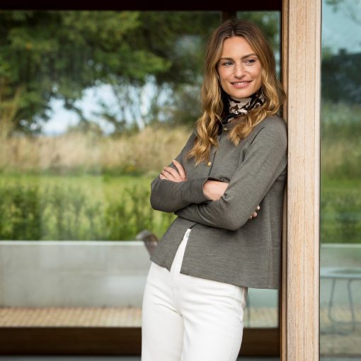 Stenströms Ammie Merino Cardigan Green