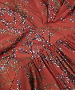 Stenströms Victoria Floral Long Dress Orange