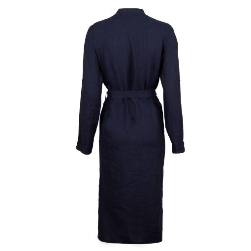 Stenströms Anette Linen Dress Navy