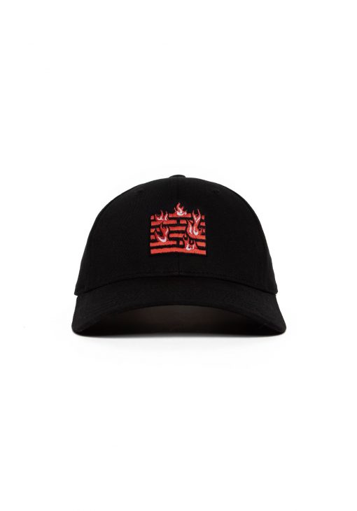 Billebeino Flame Curve Cap Black