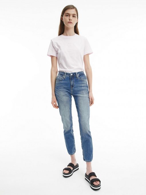 Calvin Klein Organic Cotton Logo T-shirt Pearly Pink