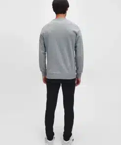 Calvin Klein Institutional Logo Sweatshirt Light Grey Heather