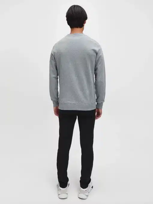 Calvin Klein Institutional Logo Sweatshirt Light Grey Heather