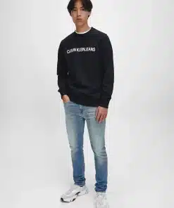 Calvin Klein Institutional Logo Sweatshirt Black