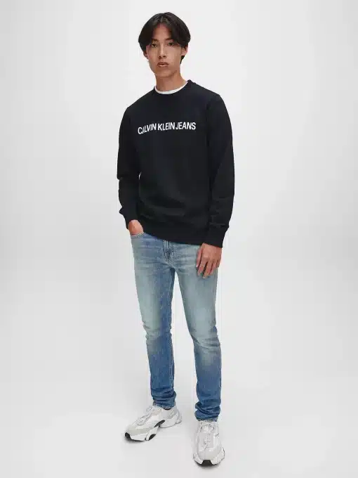 Calvin Klein Institutional Logo Sweatshirt Black