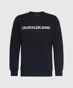 Calvin Klein Institutional Logo Sweatshirt Black