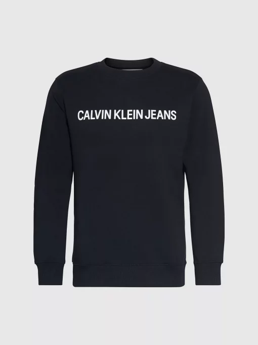 Calvin Klein Institutional Logo Sweatshirt Black