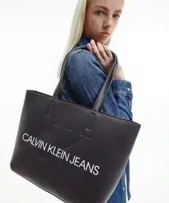 Calvin Klein Logo Bag Black