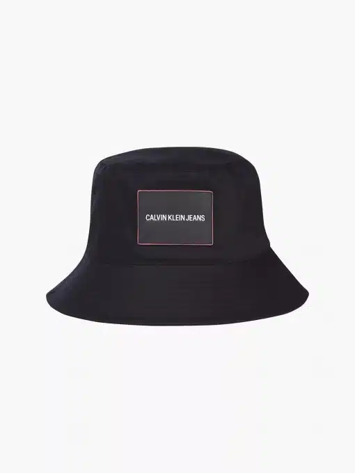 Calvin Klein Cotton Twill Bucket Hat Black