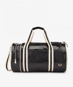 Fred Perry Classic Barrel Bag Black
