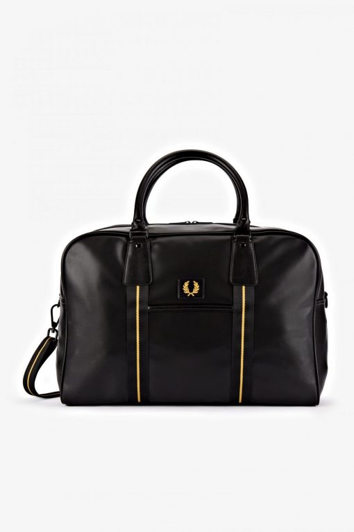 Fred Perry Piqué Texture Holdall Black