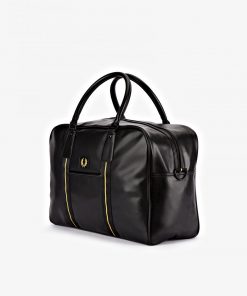 Fred Perry Piqué Texture Holdall Black