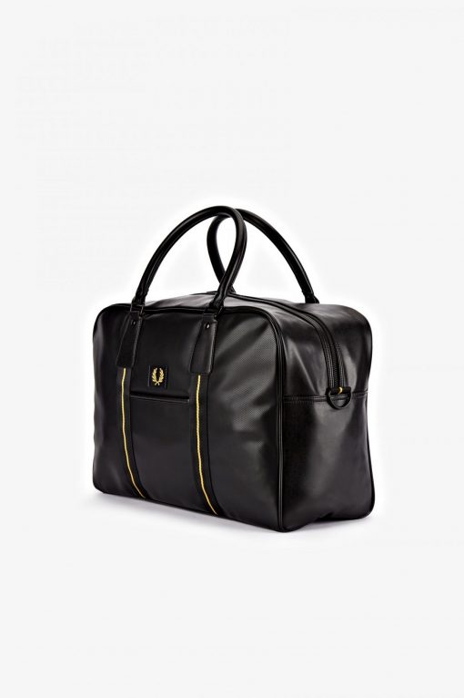 Fred Perry Piqué Texture Holdall Black