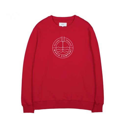 Makia Trident Light Sweatshirt Red