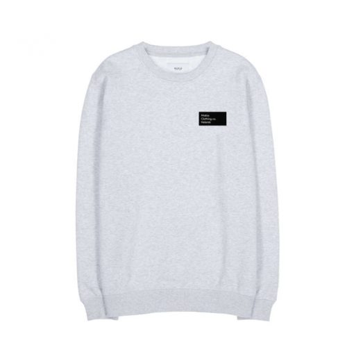 Makia Pontus Light Sweatshirt Light Grey
