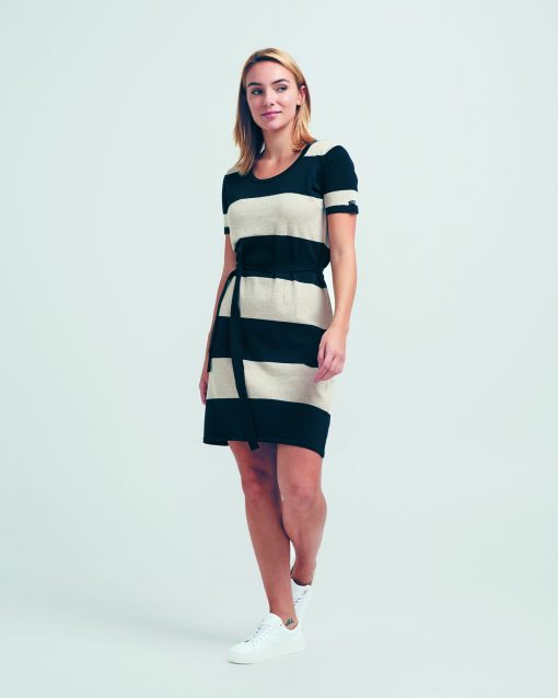 Holebrook Elly Tee Dress Navy/Khaki