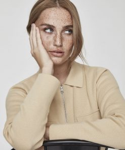Holebrook Barbro Zip Jacket Almond