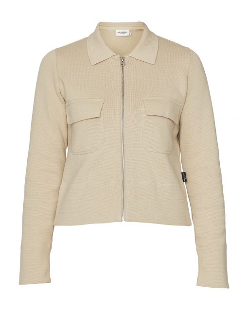 Holebrook Barbro Zip Jacket Almond