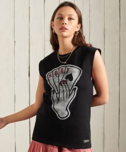 Superdry Military Logo Vest Black