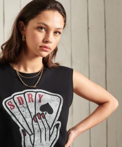 Superdry Military Logo Vest Black