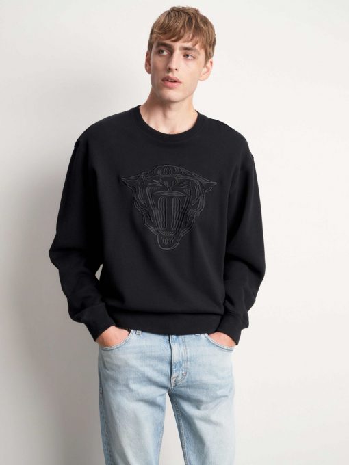 Tiger Jeans Zoab Emb Sweatshirt Black