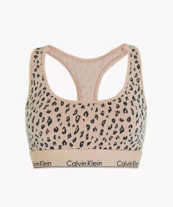 Calvin Klein Unlined Bralette Savannah Cheetah